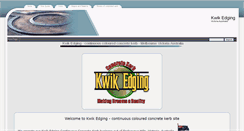 Desktop Screenshot of kwik-edging.com.au